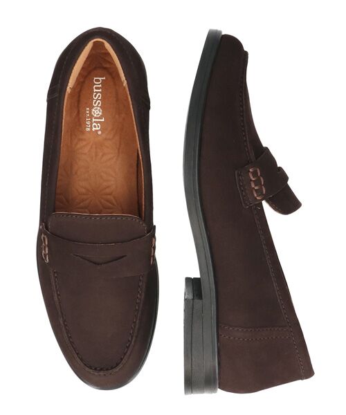 INTER-CHAUSSURES / インター ショシュール ビジネス・ドレスシューズ | 【bussola】撥水フラットローファー | 詳細17