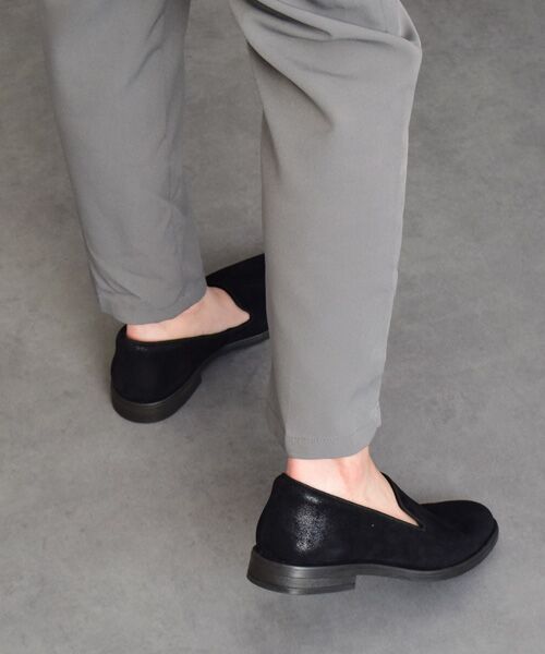 INTER-CHAUSSURES / インター ショシュール ビジネス・ドレスシューズ | 【bussola】撥水フラットスリッポンシューズ | 詳細8