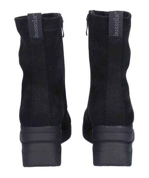 INTER-CHAUSSURES / インター ショシュール ブーツ（ショート丈） | 【bussola】撥水スクエアトゥウェッジヒールブーツ | 詳細4