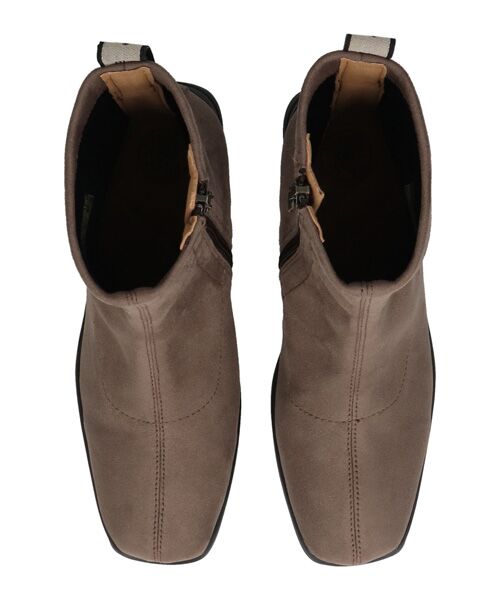 INTER-CHAUSSURES / インター ショシュール ブーツ（ショート丈） | 【bussola】撥水スクエアトゥウェッジヒールブーツ | 詳細15