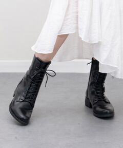 INTER-CHAUSSURES / インター ショシュール ブーツ（ショート丈） | 【bussola】撥水レースアップショートブーツ