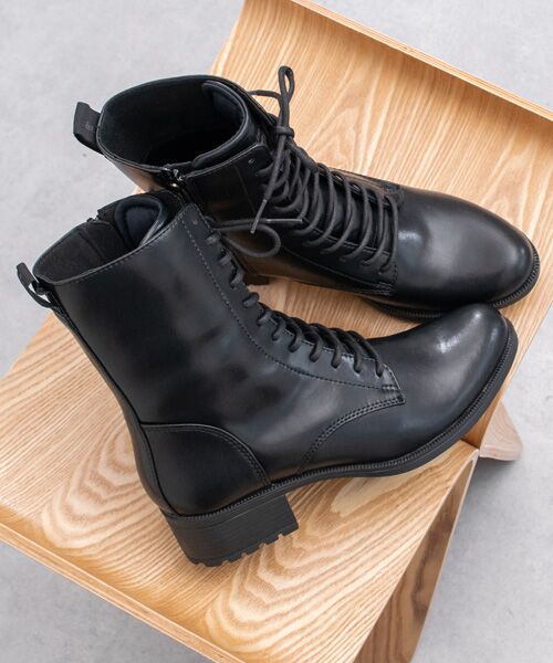 INTER-CHAUSSURES / インター ショシュール ブーツ（ショート丈） | 【bussola】撥水レースアップショートブーツ | 詳細10