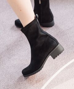 INTER-CHAUSSURES / インター ショシュール ブーツ（ショート丈） | 【bussola】撥水4cmヒールストレッチショートブーツ