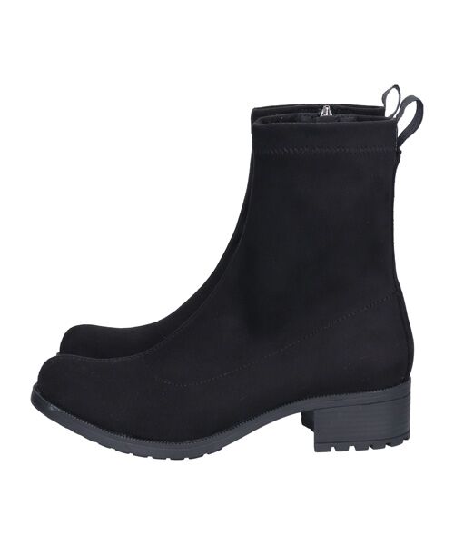 INTER-CHAUSSURES / インター ショシュール ブーツ（ショート丈） | 【bussola】撥水4cmヒールストレッチショートブーツ | 詳細2