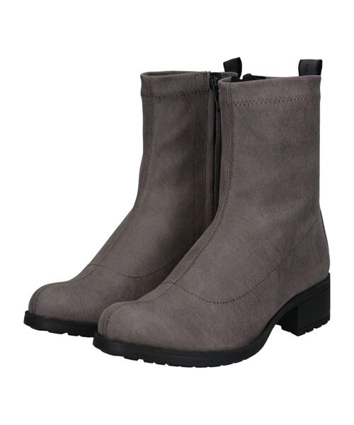 INTER-CHAUSSURES / インター ショシュール ブーツ（ショート丈） | 【bussola】撥水4cmヒールストレッチショートブーツ | 詳細11