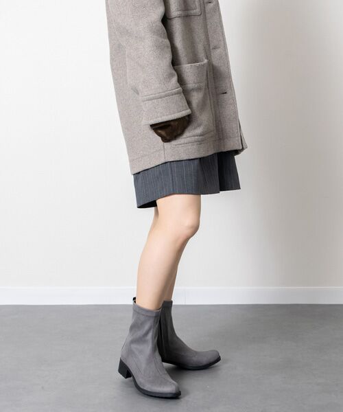 INTER-CHAUSSURES / インター ショシュール ブーツ（ショート丈） | 【bussola】撥水4cmヒールストレッチショートブーツ | 詳細19