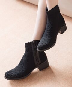INTER-CHAUSSURES / インター ショシュール ブーツ（ショート丈） | 【bussola】4cmヒールニットショートブーツ
