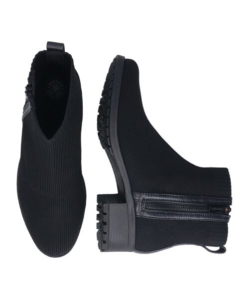 INTER-CHAUSSURES / インター ショシュール ブーツ（ショート丈） | 【bussola】4cmヒールニットショートブーツ | 詳細8