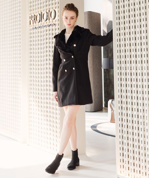 INTER-CHAUSSURES / インター ショシュール ブーツ（ショート丈） | 【bussola】4cmヒールニットショートブーツ | 詳細10