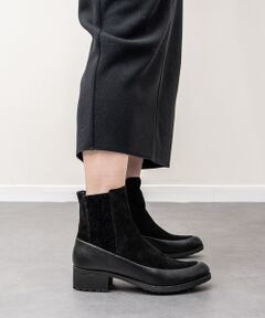 INTER-CHAUSSURES / インター ショシュール ブーツ（ショート丈） | 【bussola】撥水素材コンビサイドゴアショートブーツ