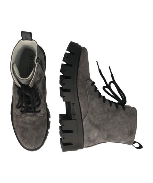 INTER-CHAUSSURES / インター ショシュール ブーツ（ショート丈） | 【bussola】撥水厚底レースアップショートブーツ | 詳細8