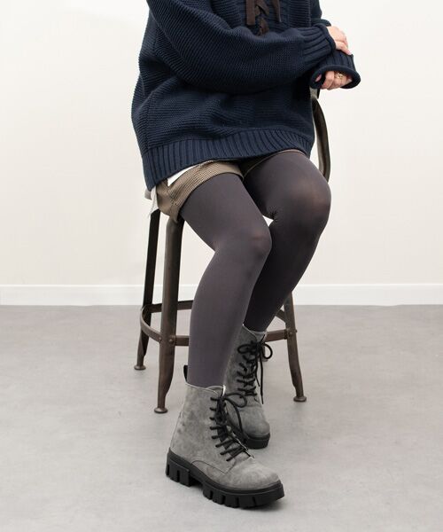 INTER-CHAUSSURES / インター ショシュール ブーツ（ショート丈） | 【bussola】撥水厚底レースアップショートブーツ | 詳細9