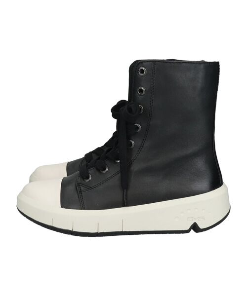 INTER-CHAUSSURES / インター ショシュール ブーツ（ショート丈） | 【bussola】撥水厚底フラットレースアップブーツ | 詳細2