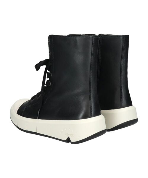 INTER-CHAUSSURES / インター ショシュール ブーツ（ショート丈） | 【bussola】撥水厚底フラットレースアップブーツ | 詳細3