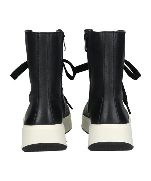 INTER-CHAUSSURES / インター ショシュール ブーツ（ショート丈） | 【bussola】撥水厚底フラットレースアップブーツ | 詳細4