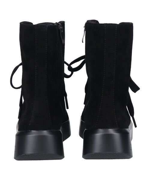 INTER-CHAUSSURES / インター ショシュール ブーツ（ショート丈） | 【bussola】撥水厚底フラットレースアップブーツ | 詳細4