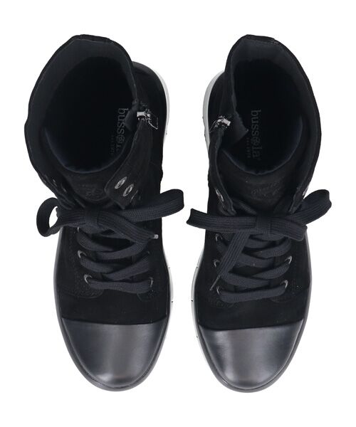 INTER-CHAUSSURES / インター ショシュール ブーツ（ショート丈） | 【bussola】撥水厚底フラットレースアップブーツ | 詳細5