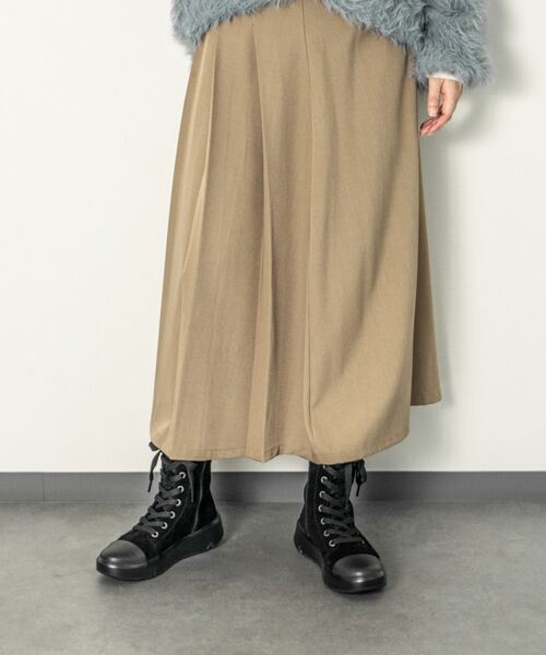 INTER-CHAUSSURES / インター ショシュール ブーツ（ショート丈） | 【bussola】撥水厚底フラットレースアップブーツ | 詳細9