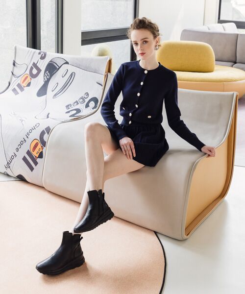 INTER-CHAUSSURES / インター ショシュール ブーツ（ショート丈） | 【bussola】撥水ヒールアップショートブーツ | 詳細10