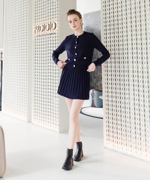 INTER-CHAUSSURES / インター ショシュール ブーツ（ショート丈） | 【bussola】撥水ヒールアップショートブーツ | 詳細12