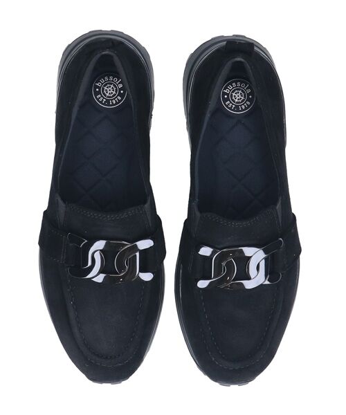 INTER-CHAUSSURES / インター ショシュール スニーカー | 【bussola】メタル飾り撥水ローファースニーカー | 詳細4