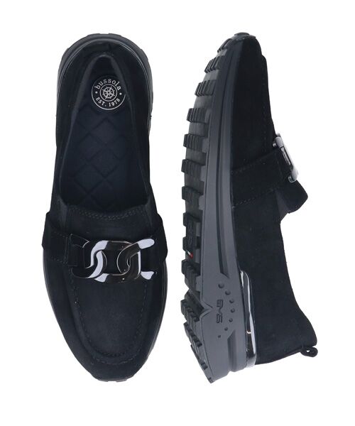 INTER-CHAUSSURES / インター ショシュール スニーカー | 【bussola】メタル飾り撥水ローファースニーカー | 詳細5