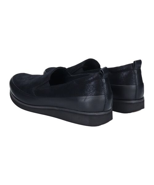 INTER-CHAUSSURES / インター ショシュール スニーカー | 【bussola】撥水レザースリッポンスニーカー | 詳細2