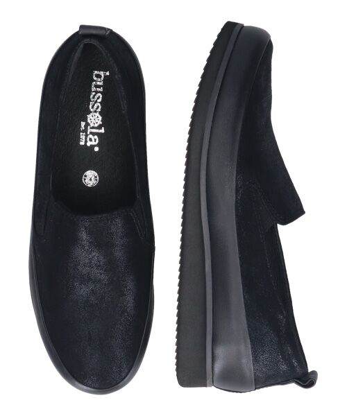 INTER-CHAUSSURES / インター ショシュール スニーカー | 【bussola】撥水レザースリッポンスニーカー | 詳細4