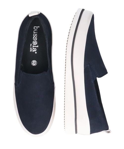 INTER-CHAUSSURES / インター ショシュール スニーカー | 【bussola】撥水レザースリッポンスニーカー | 詳細19