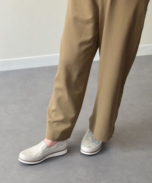 INTER-CHAUSSURES / インター ショシュール スニーカー | 【bussola】撥水レザースリッポンスニーカー | 詳細29