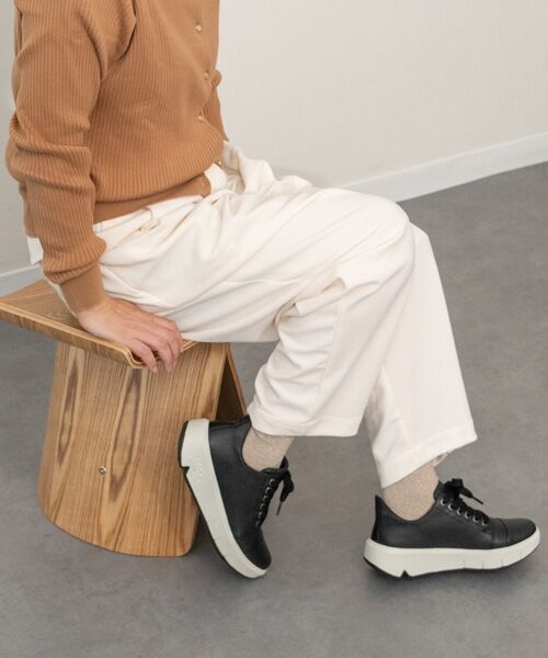 INTER-CHAUSSURES / インター ショシュール スニーカー | 【bussola】撥水厚底レースアップスニーカー | 詳細8