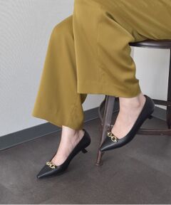 INTER-CHAUSSURES / インター ショシュール パンプス | 【ANGEL ALARCON】ポインテッドトウチェーンパンプス