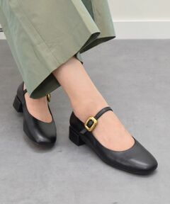 INTER-CHAUSSURES / インター ショシュール パンプス | 【ANGEL ALARCON】ローヒールストラップパンプス