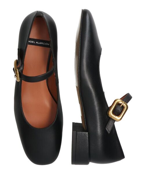 INTER-CHAUSSURES / インター ショシュール パンプス | 【ANGEL ALARCON】ローヒールストラップパンプス | 詳細8