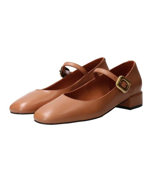 INTER-CHAUSSURES / インター ショシュール パンプス | 【ANGEL ALARCON】ローヒールストラップパンプス | 詳細20