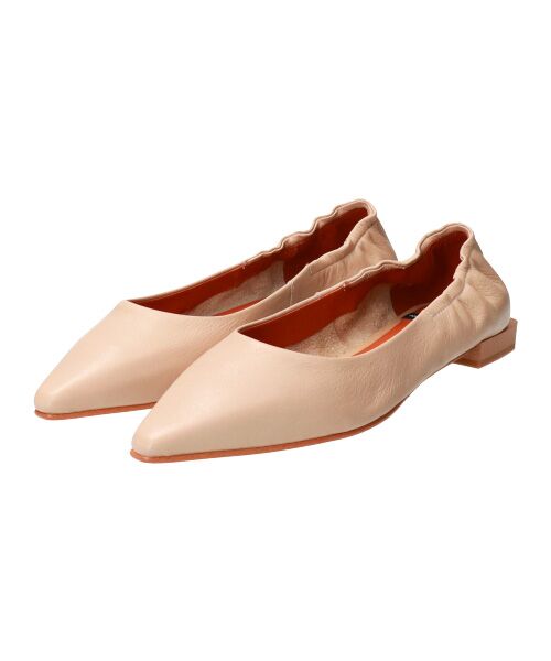 INTER-CHAUSSURES / インター ショシュール フラットシューズ | 【ANGEL ALARCON】ポインテッドトウシャーリングパンプス | 詳細9