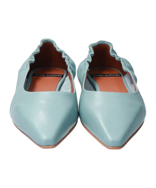 INTER-CHAUSSURES / インター ショシュール フラットシューズ | 【ANGEL ALARCON】ポインテッドトウシャーリングパンプス | 詳細15
