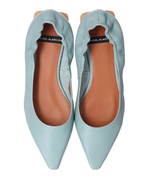INTER-CHAUSSURES / インター ショシュール フラットシューズ | 【ANGEL ALARCON】ポインテッドトウシャーリングパンプス | 詳細20