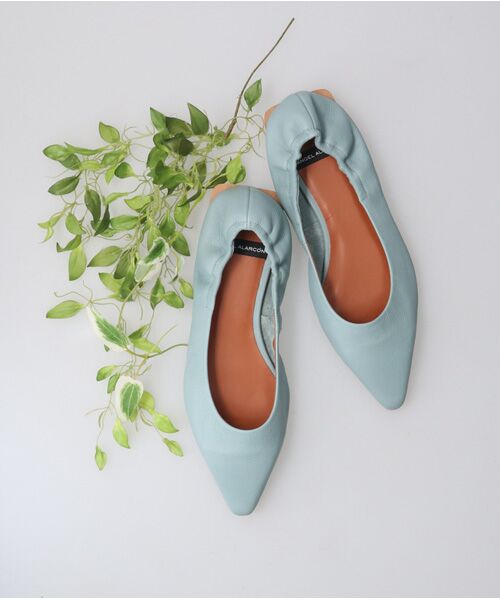 INTER-CHAUSSURES / インター ショシュール フラットシューズ | 【ANGEL ALARCON】ポインテッドトウシャーリングパンプス | 詳細23