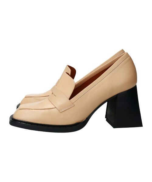 INTER-CHAUSSURES / インター ショシュール ビジネス・ドレスシューズ | 【ANGEL ALARCON】スクエアトウチャンキーヒールローファー | 詳細3