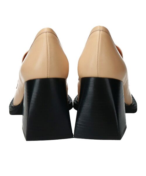 INTER-CHAUSSURES / インター ショシュール ビジネス・ドレスシューズ | 【ANGEL ALARCON】スクエアトウチャンキーヒールローファー | 詳細5
