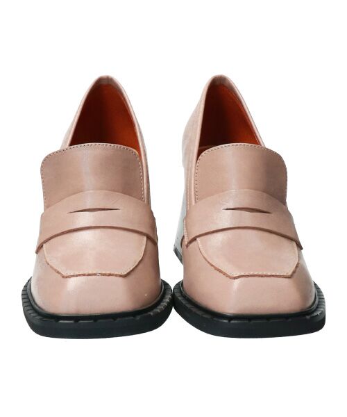 INTER-CHAUSSURES / インター ショシュール ビジネス・ドレスシューズ | 【ANGEL ALARCON】スクエアトウチャンキーヒールローファー | 詳細8
