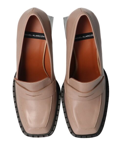 INTER-CHAUSSURES / インター ショシュール ビジネス・ドレスシューズ | 【ANGEL ALARCON】スクエアトウチャンキーヒールローファー | 詳細13