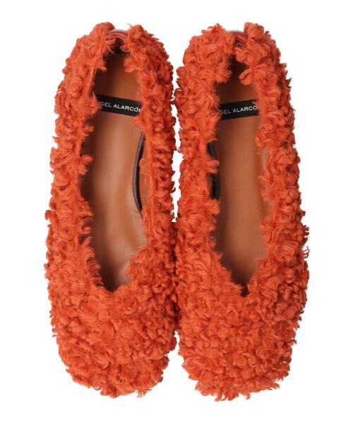 INTER-CHAUSSURES / インター ショシュール フラットシューズ | 【ANGEL ALARCON】スクエアトウフラットボアパンプス | 詳細6