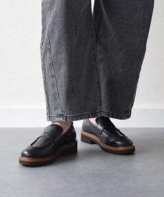 FABIO RUSCONI】タンクソールキルト付きローファー （ビジネス