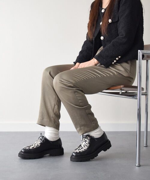 INTER-CHAUSSURES / インター ショシュール シューズ | 【PASCUCCI】タンクソールチロリアンシューズ | 詳細8