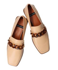 INTER-CHAUSSURES / インター ショシュール ビジネス・ドレスシューズ | 【ANGEL ALARCON】スクエアトウアクリルチェーンローファー