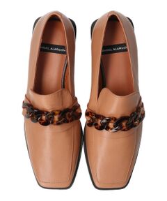 INTER-CHAUSSURES / インター ショシュール ビジネス・ドレスシューズ | 【ANGEL ALARCON】スクエアトウアクリルチェーンローファー