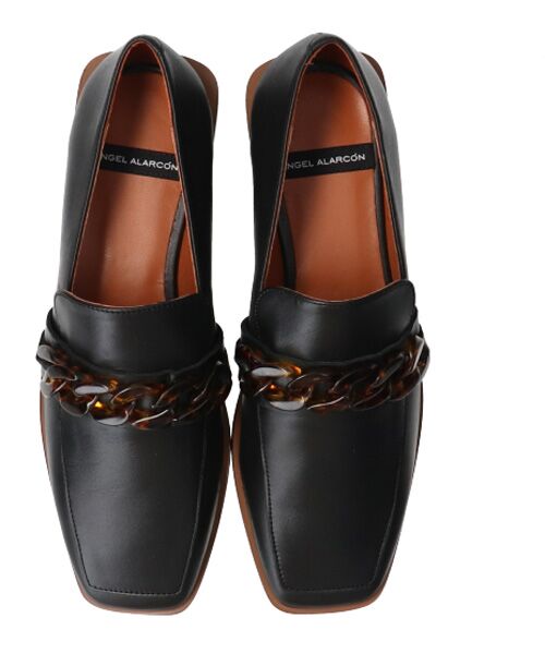 INTER-CHAUSSURES / インター ショシュール ビジネス・ドレスシューズ | 【ANGEL ALARCON】スクエアトウアクリルチェーンローファー | 詳細11