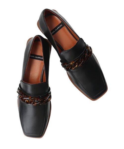 INTER-CHAUSSURES / インター ショシュール ビジネス・ドレスシューズ | 【ANGEL ALARCON】スクエアトウアクリルチェーンローファー | 詳細13